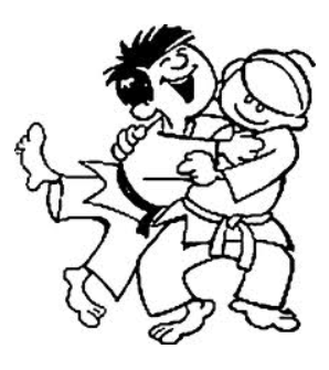 judokas en action